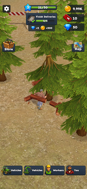 Lumberjack Driver : Simulator Screenshot 3