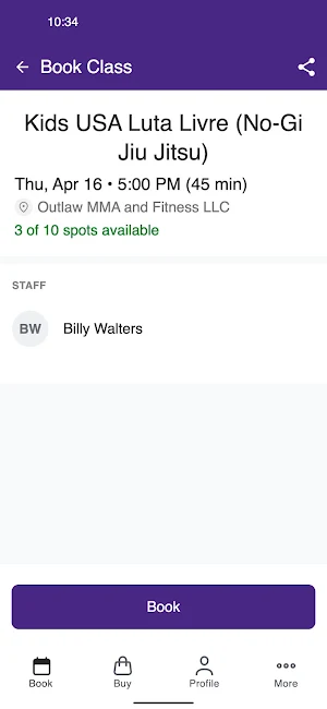 Outlaw MMA and Fitness Screenshot 2