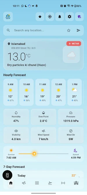 Weather & Prayer Alert Screenshot 0