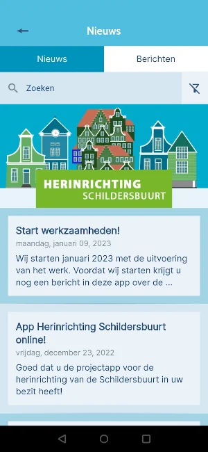 Herinrichting Schildersbuurt Screenshot 1
