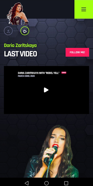 Daria Zaritskaya - Singer from Kiev Screenshot 1