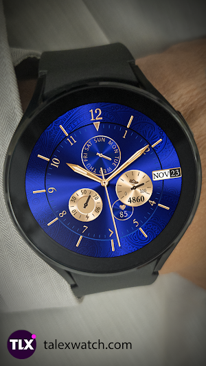 Blue Glossy Watch Screenshot 1