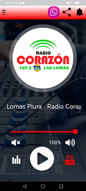 Radio corazon fm las lomas Screenshot 0