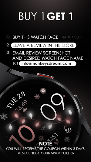 Christmas Lights watch face Screenshot 3