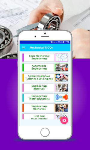 Mechanical Engineering MCQs Screenshot 2