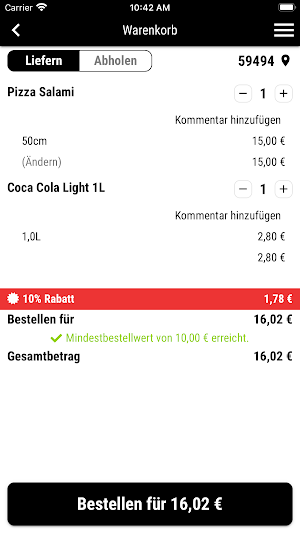 Pizza Xpress Soest Screenshot 1