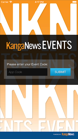 The KangaNews Event App Screenshot 0