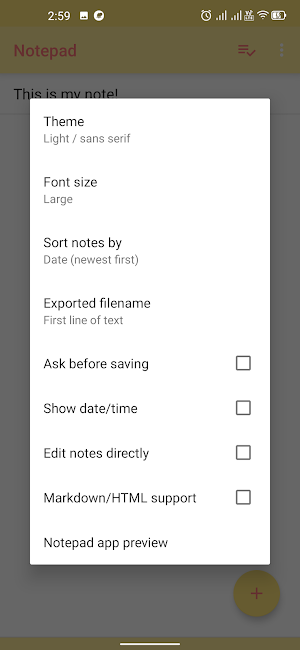 Notepad Quickly And Smarty Screenshot 3