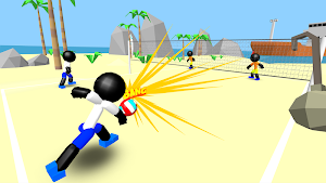 Stickman Beach Volleyball Screenshot 1