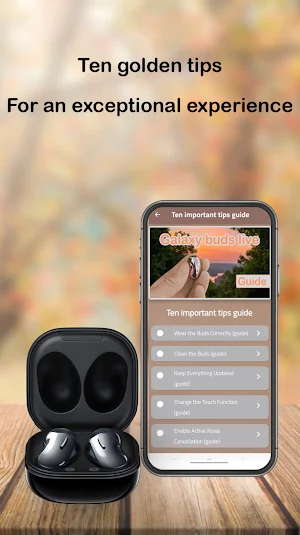 galaxy buds live guide Screenshot 2