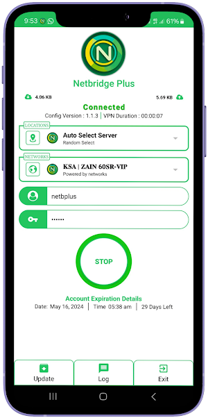 Netbridge Plus VPN Screenshot 2