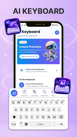 Smart Type: Ai Keyboard App Screenshot 0