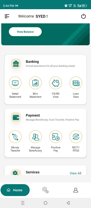 Darussalam Bank Mobile App Screenshot 1