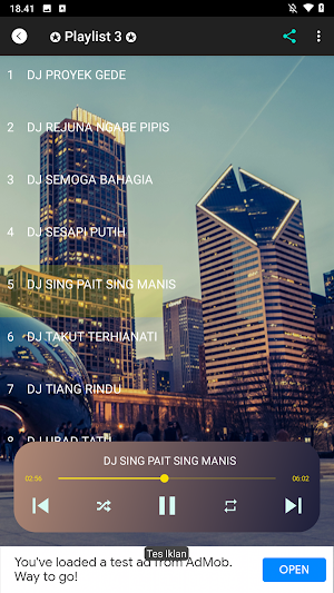 DJ Bali Remix Santai Full Bass Screenshot 3