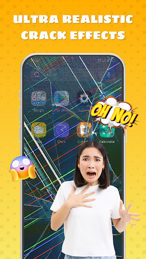 Haha Screen - Broken Screen Screenshot 1