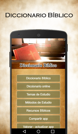 Diccionario Bíblico Screenshot 0