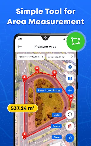 GPS Area Measure & Land Calc Screenshot 1