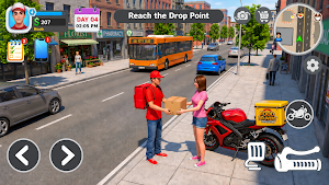 Delivery Boy: Bike Riding Game Screenshot 3