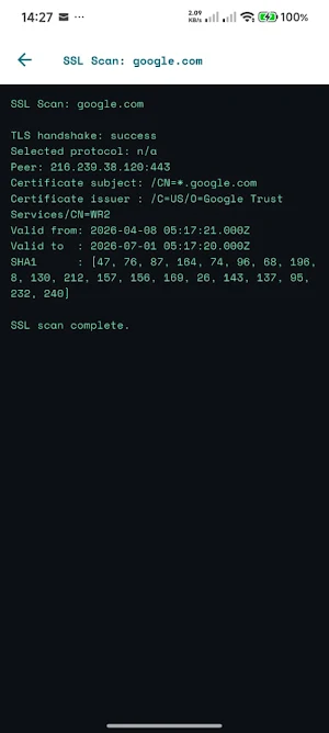 Network + CVE Tools Screenshot 3