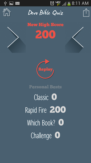 Devo Bible Quiz Screenshot 2