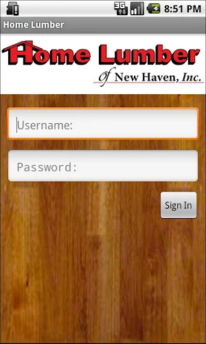 Home Lumber Web Track Screenshot 0