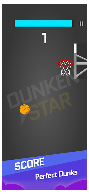 Hoop Shot Dunk mini basketball Screenshot 1