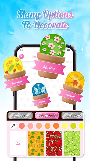 Flower Language Keyboard Theme Screenshot 2