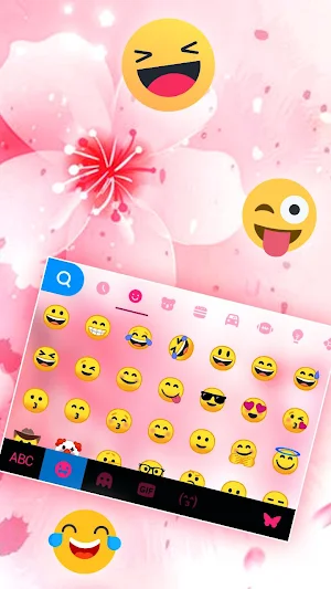 Sakura Blossom Keyboard Theme Screenshot 2