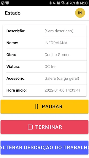 Coelho Gomes - Registo Diário Screenshot 1