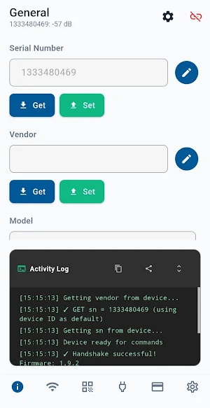 Electron Charger Configure Screenshot 1