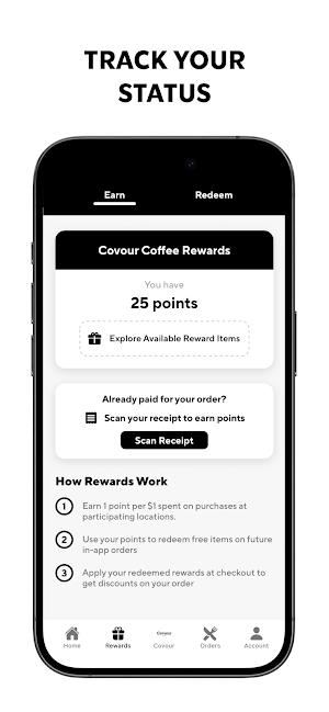 Covour Coffee Rewards Screenshot 1
