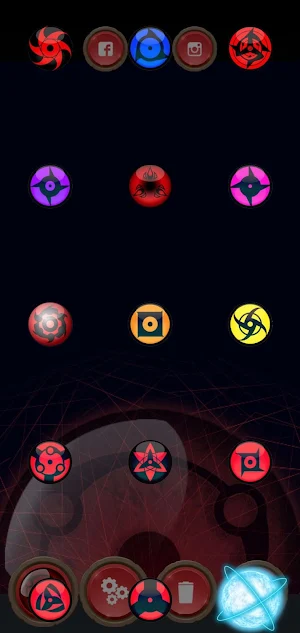 Sharingan Eye Color Change Screenshot 2