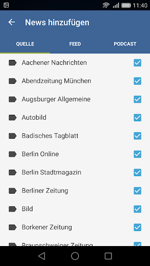 Deutsche Zeitungen Screenshot 1