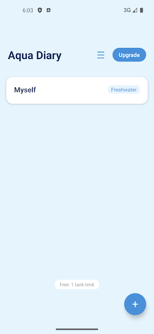 Aqua Diary - Fish Tank Tracker Screenshot 0