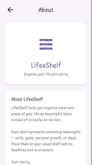 LifeeShelf Screenshot 3