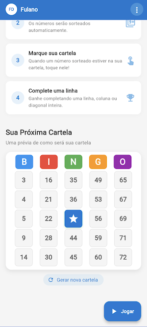 Bingo do Povo Screenshot 1