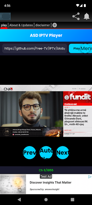 ASD IPTV Player Screenshot 1