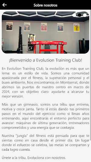 Evolution Training Club Screenshot 3