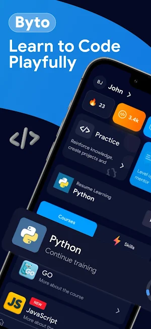 Byto: Learn Coding/Programming Screenshot 0