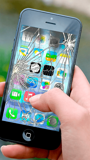 Broken screen prank - fake Screenshot 3