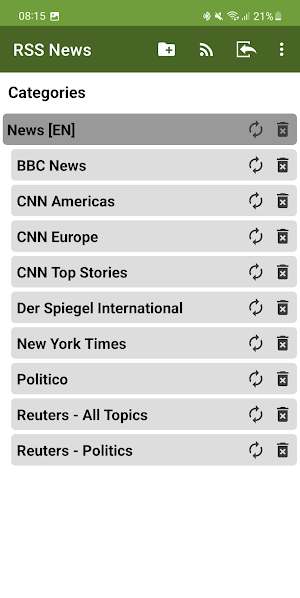 RSS News Screenshot 0