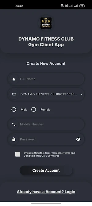 DYNAMO FITNESS CLUB Screenshot 1