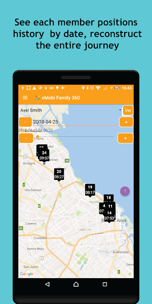 Family Locator GPS Tracker Child - Chat - ToDo 360 Screenshot 1