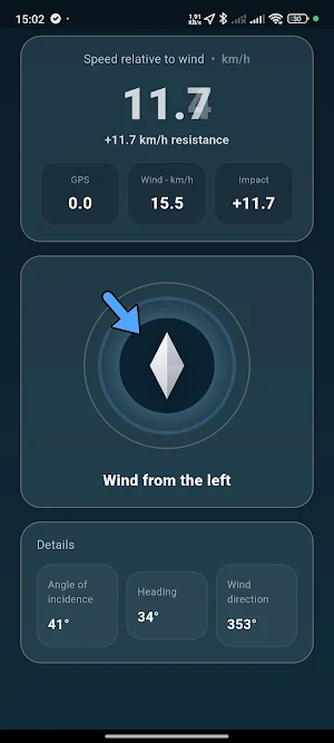 BikeWind for Cyclists Screenshot 2