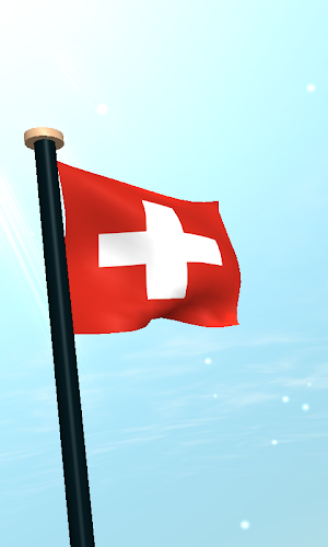Switzerland Flag 3D Wallpaper Screenshot 3