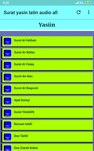 Surat yasin latin audio all Screenshot 0