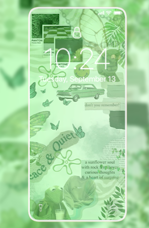 Green aesthetic wallpapers Screenshot 2