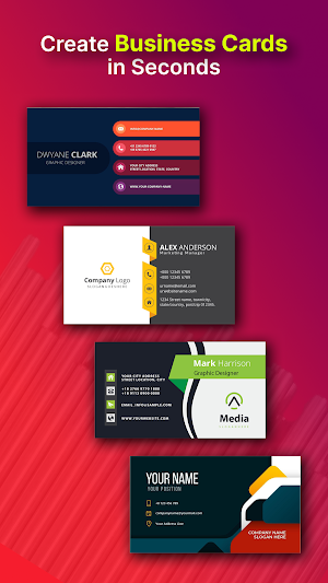 Business Card Maker & Scanner Screenshot 0
