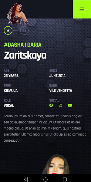 Daria Zaritskaya - Singer from Kiev Screenshot 0