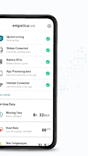 Empatica Care Screenshot 2